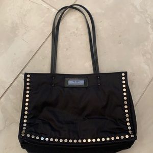Prada Tessuto Etiquette black nylon tote